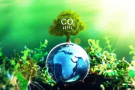 Reduce,Co2,Emission,Concept.,Renewable,Energy-based,Green,Businesses,Can,Limit