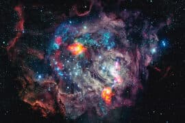 Galaxy,And,Nebula.,Elements,Of,This,Image,Furnished,By,Nasa