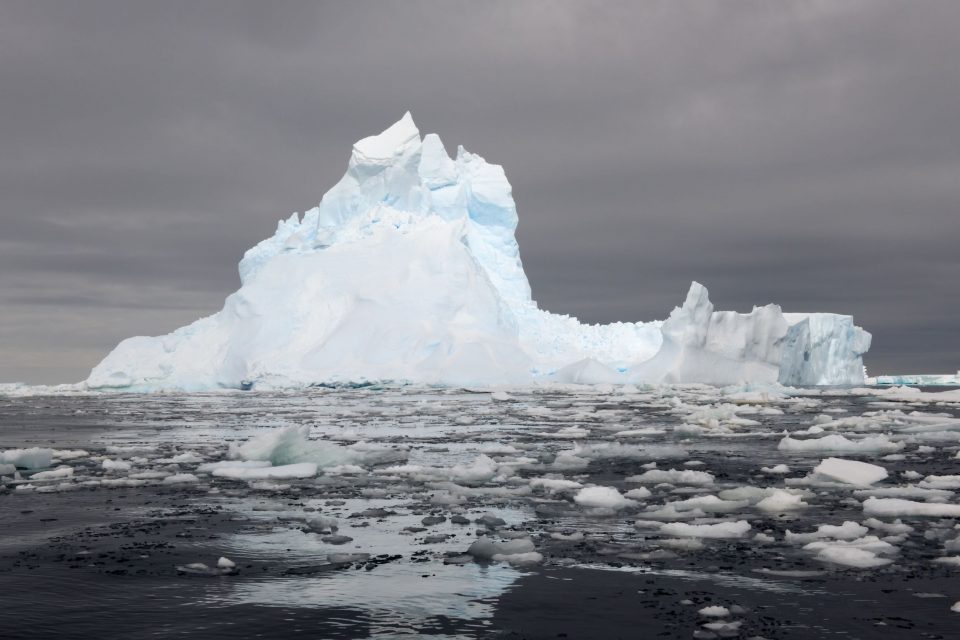 Icebergs in the Ross Sea