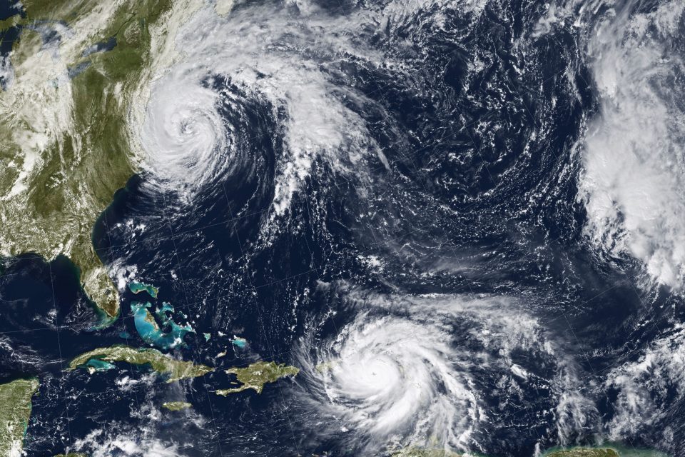 Typhoon Talim approaching Taiwan