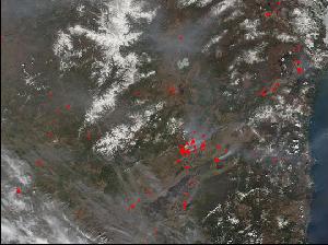 Fires in Southern Siberia