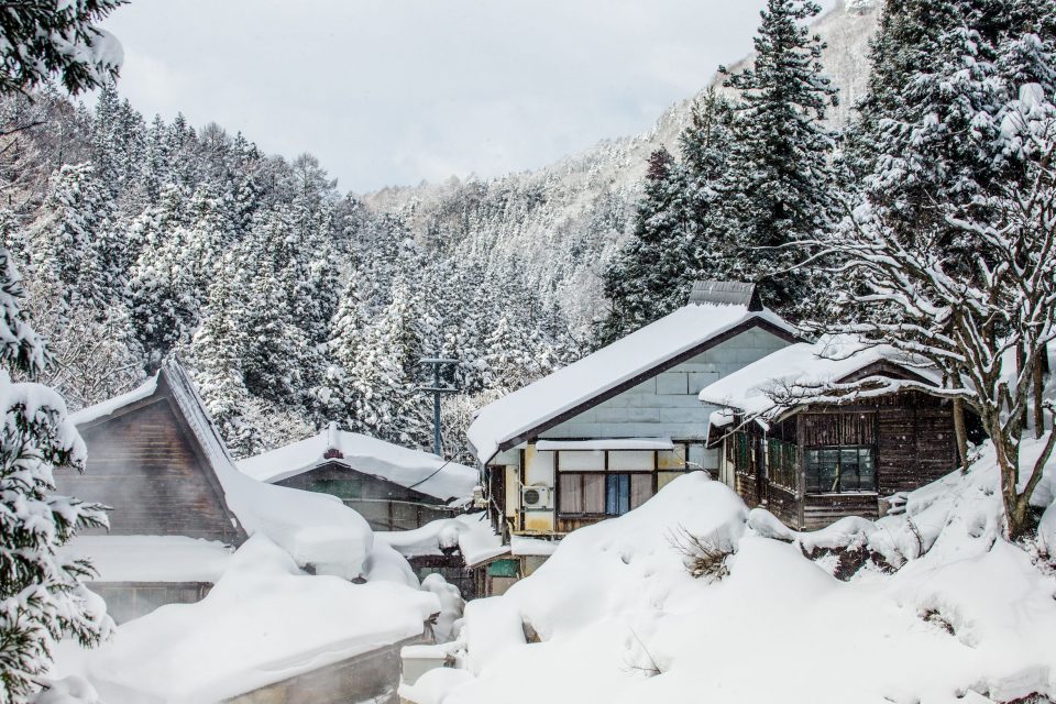 Snow on Honshu