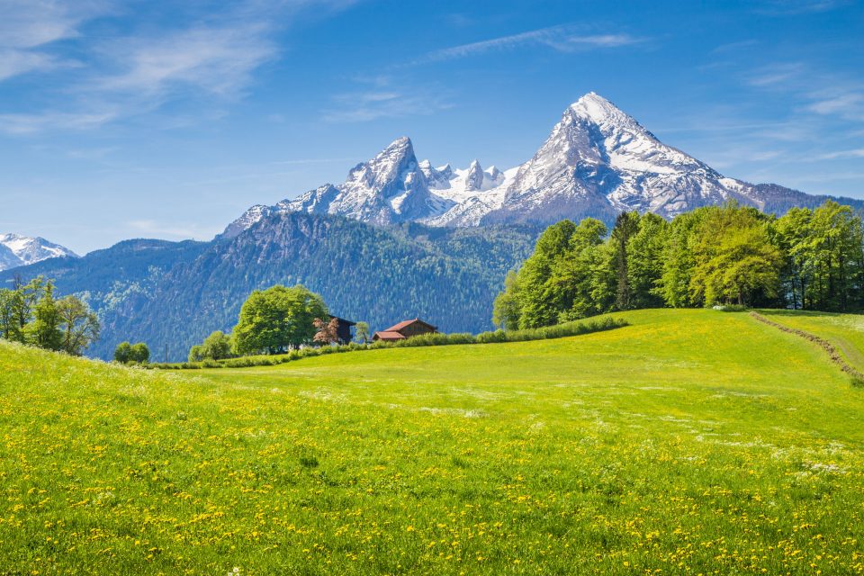 The Alps in Europe