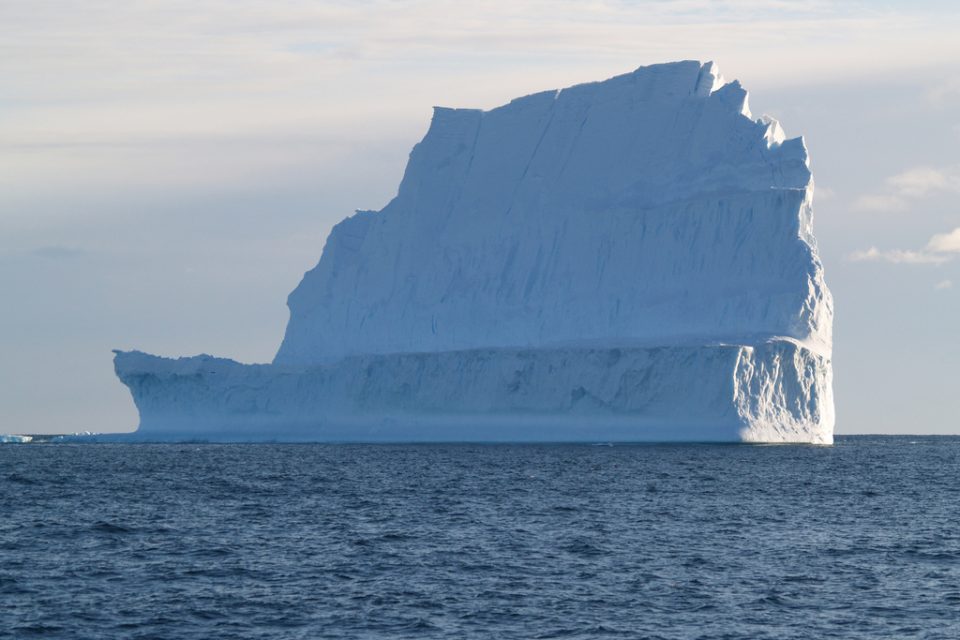 Icebergs in the Ross Sea, Antarctica