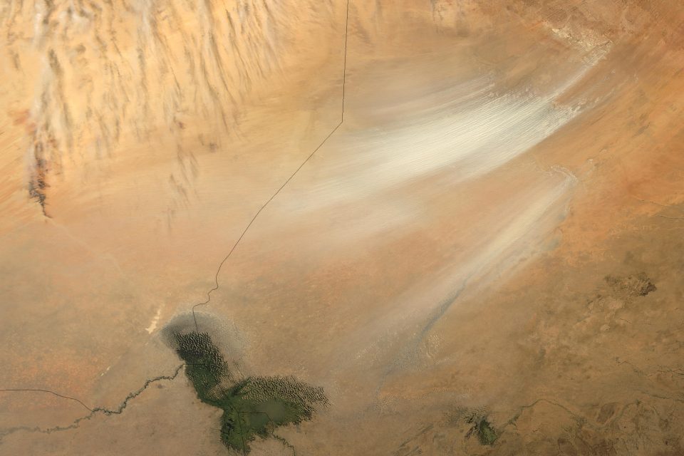 Dust Storm in Taklimakan Desert
