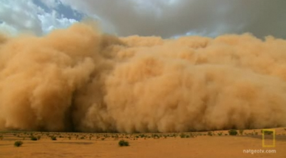 Dust Storm in Western Africa