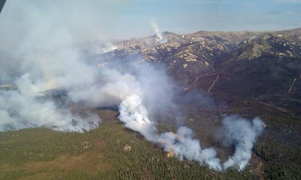 Fires in Eastern Alaska
