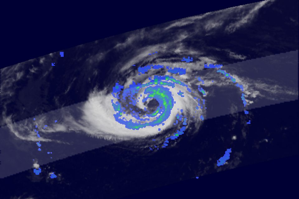 Hurricane Epsilon in the North Atlantic