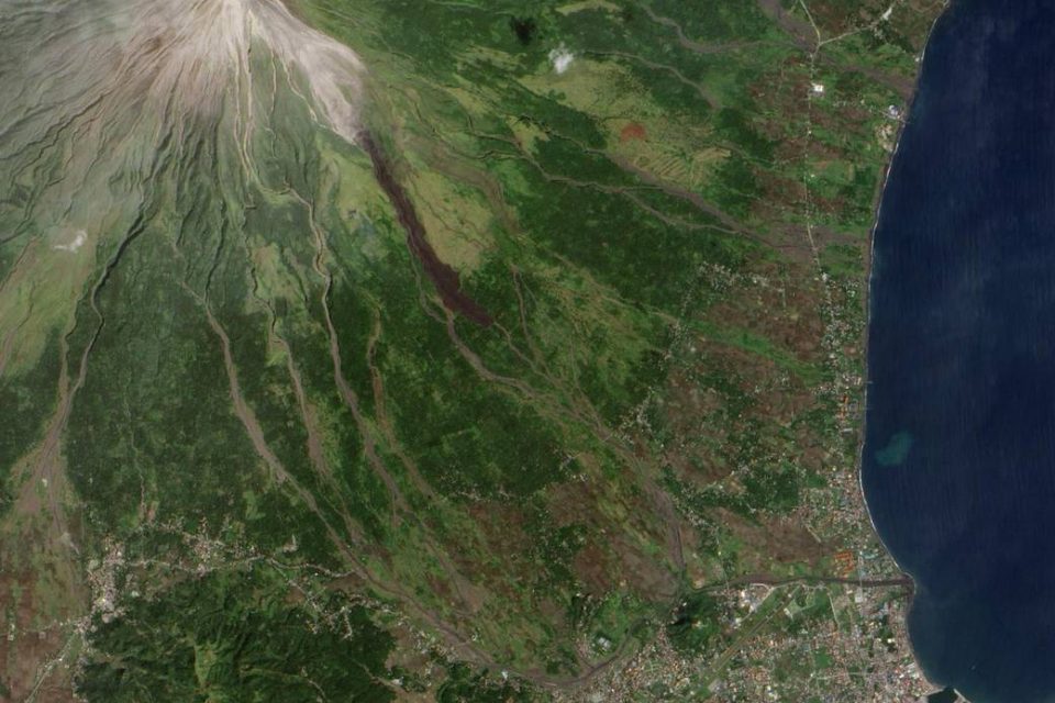 Mayon Volcano in the Philippines