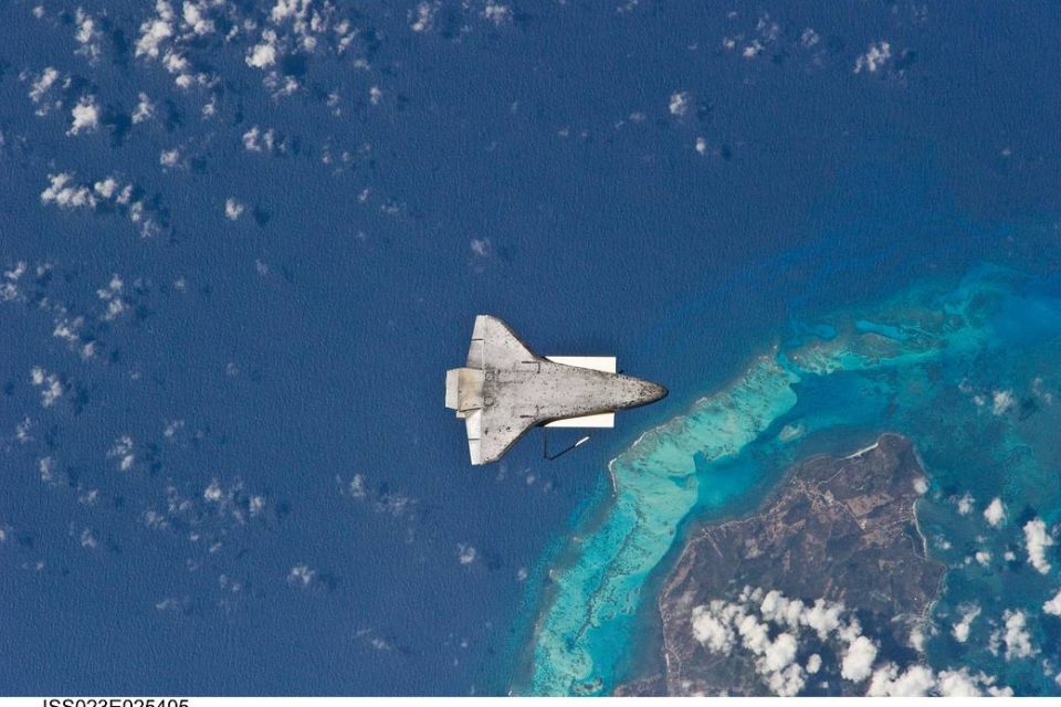 Isla De Providencia and the Space Shuttle