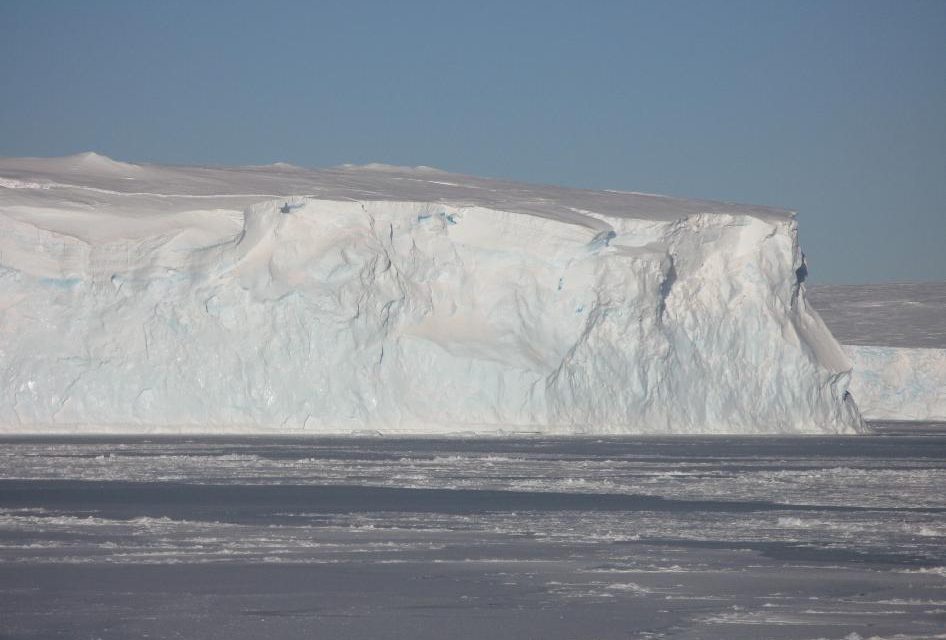 70-foot-tall Antarctic Iceberg