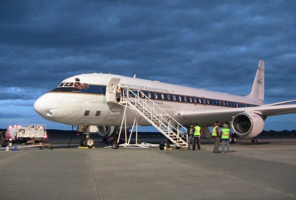 DC-8 Returns to Punta Arenas