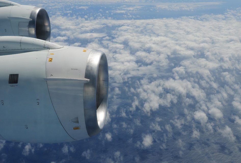 Pacific Ocean View During Test Flight