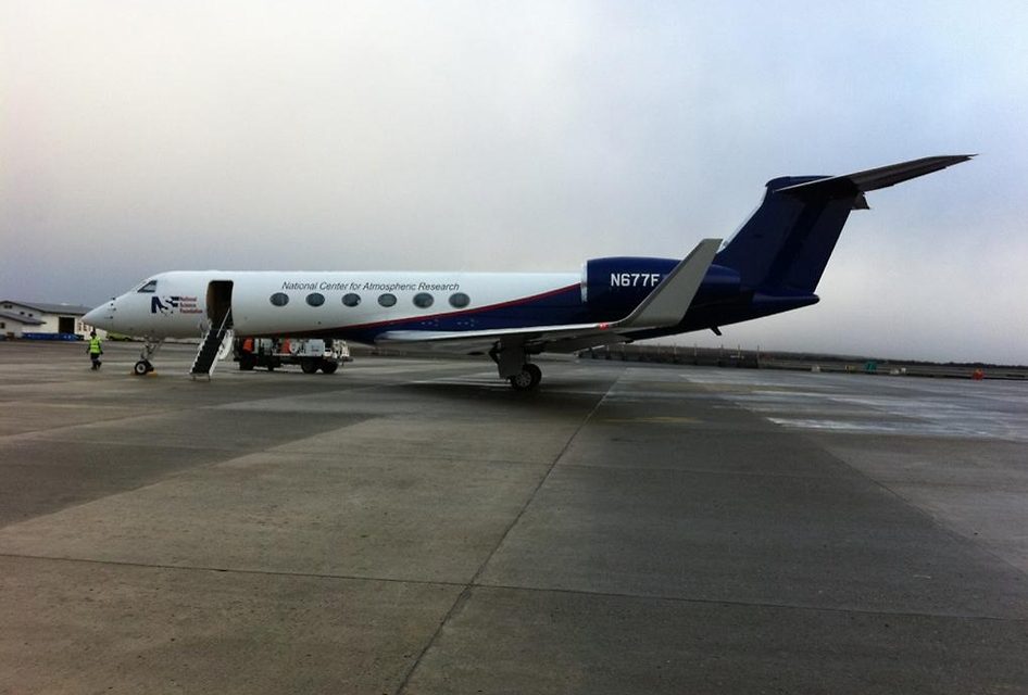 G-V's First IceBridge Science Flight