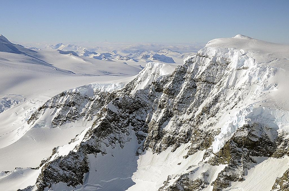 Rocky mountain face Alexander Island