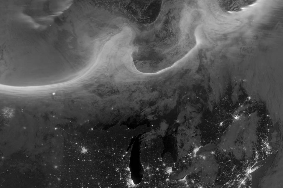 Night-time View of Aurora