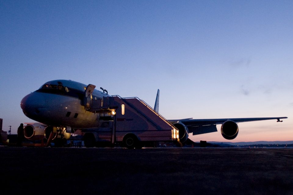 DC-8 at Dawn