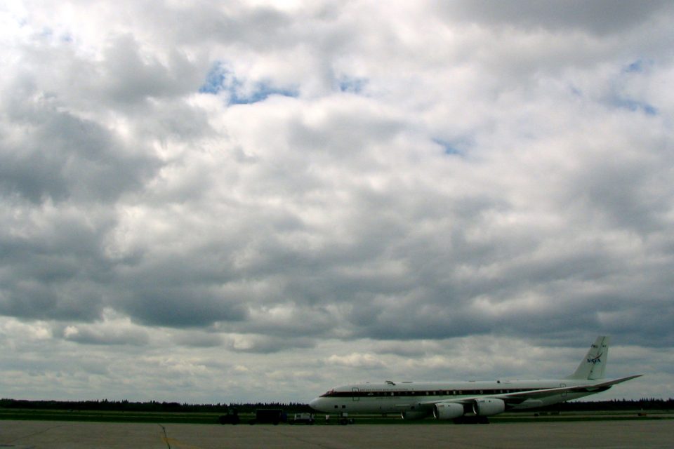 NASA's DC-8 Awaits Takeoff