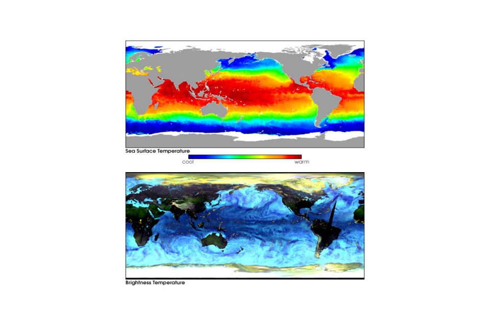 AMSR-E First Light Images