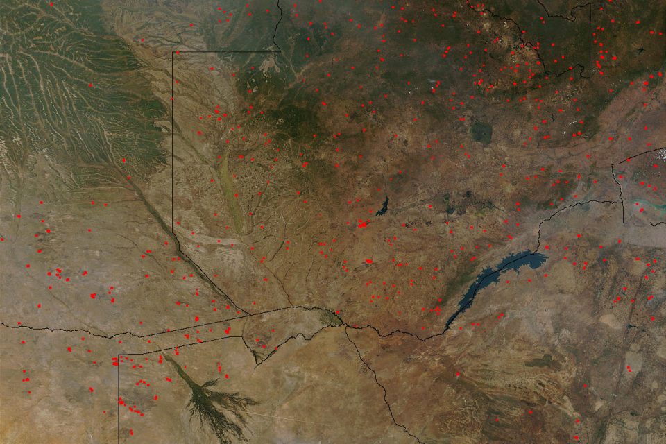 Fires in Zambia