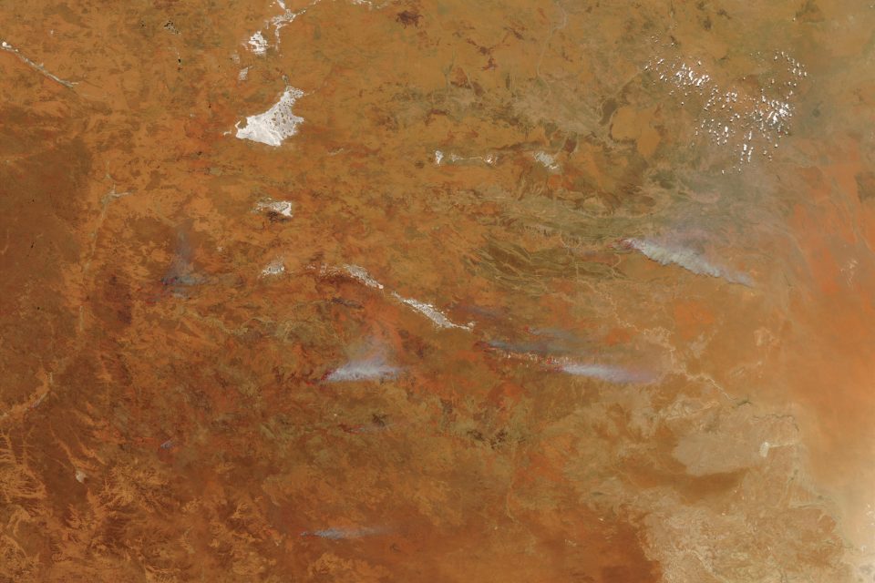 Fires in Central Australia