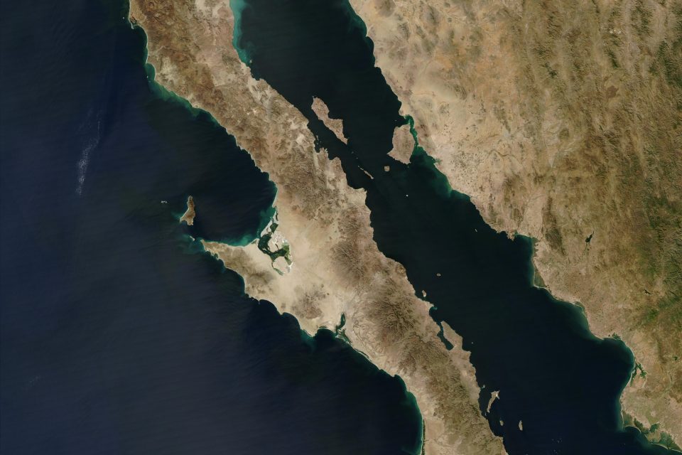 Baja Peninsula in Western Mexico