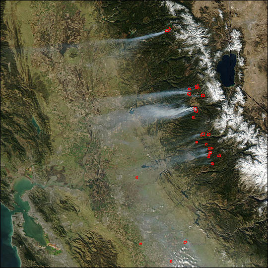 Late Season Fires in California