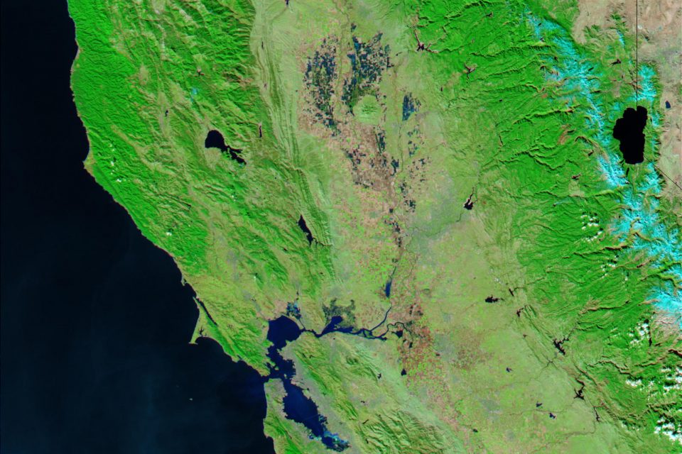 Northern California Before Flooding