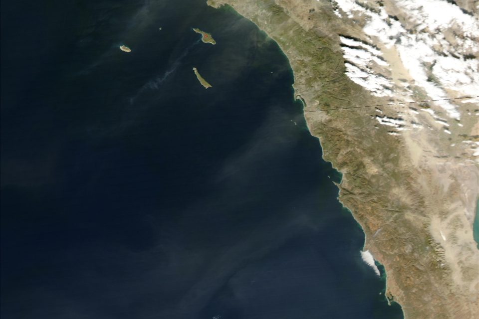 Dust over Southern California