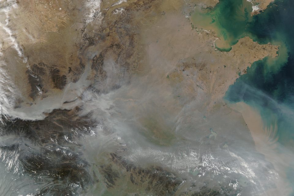 Pollution in Eastern China