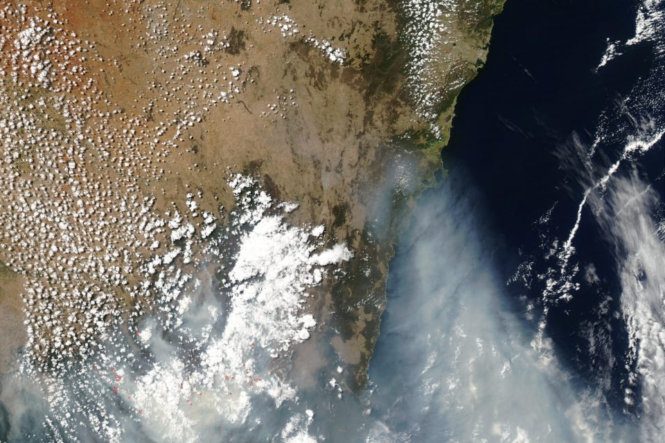 Fires and Smoke in Southeast Australia