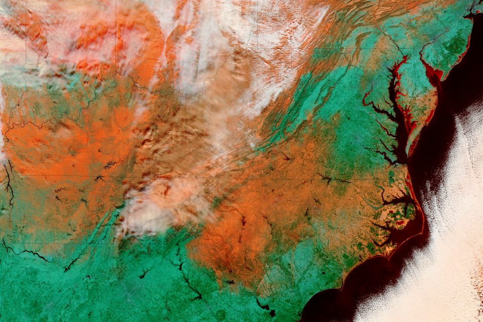 Snow in Mid-Atlantic United States