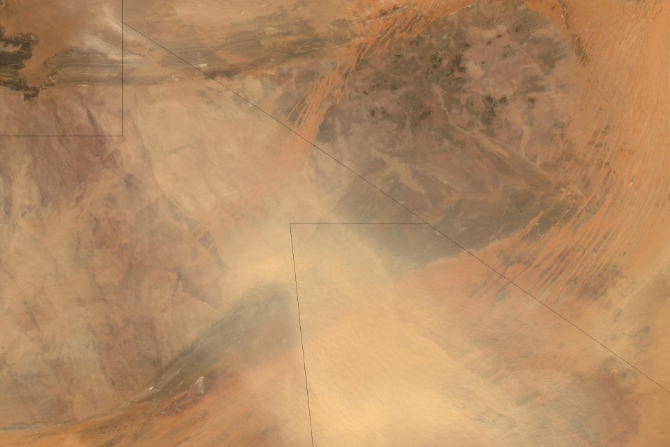 Dust Storm in Mali and Mauritania
