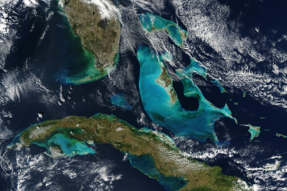 Fires in Cuba and Florida