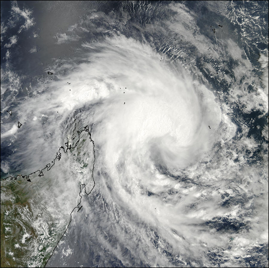 Cyclone 16S Off Madagascar