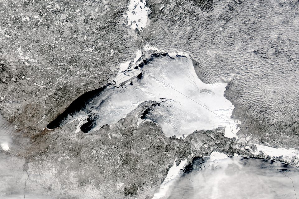 Frozen Lake Superior
