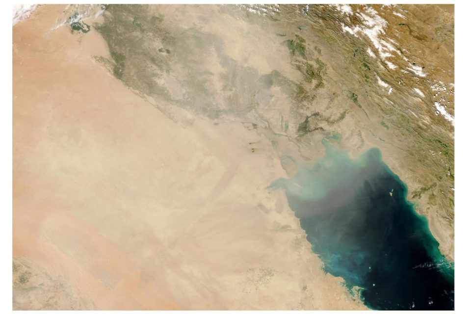 Dust Storm in Iraq and Kuwait
