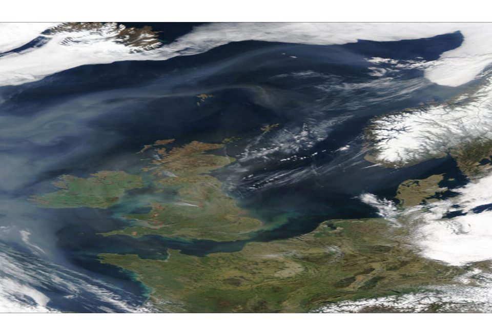 African Dust Reaches Northern Europe