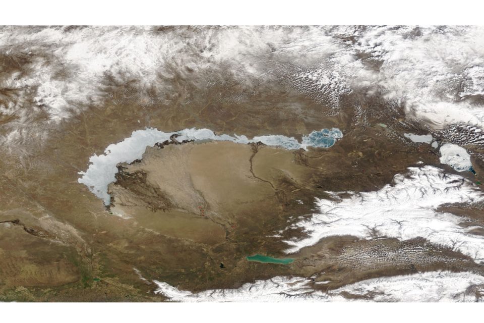 Lake Balkhash, Kazakhstan