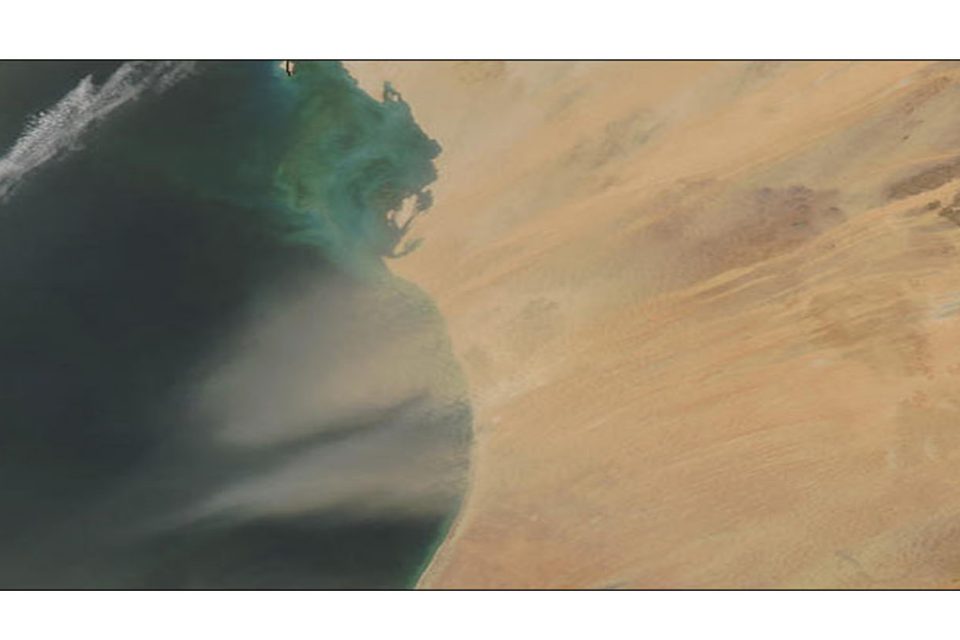 Dust Storm over Mauritania