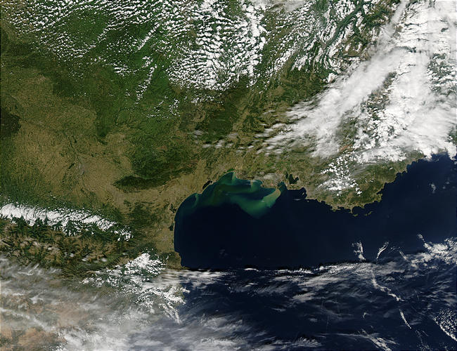 Run-offs from Floods in Southern France