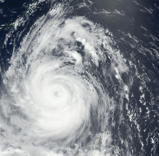 Typhoon Rusa (21W) South of Japan