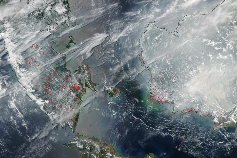 Fires and Smoke in Malaysia and Borneo