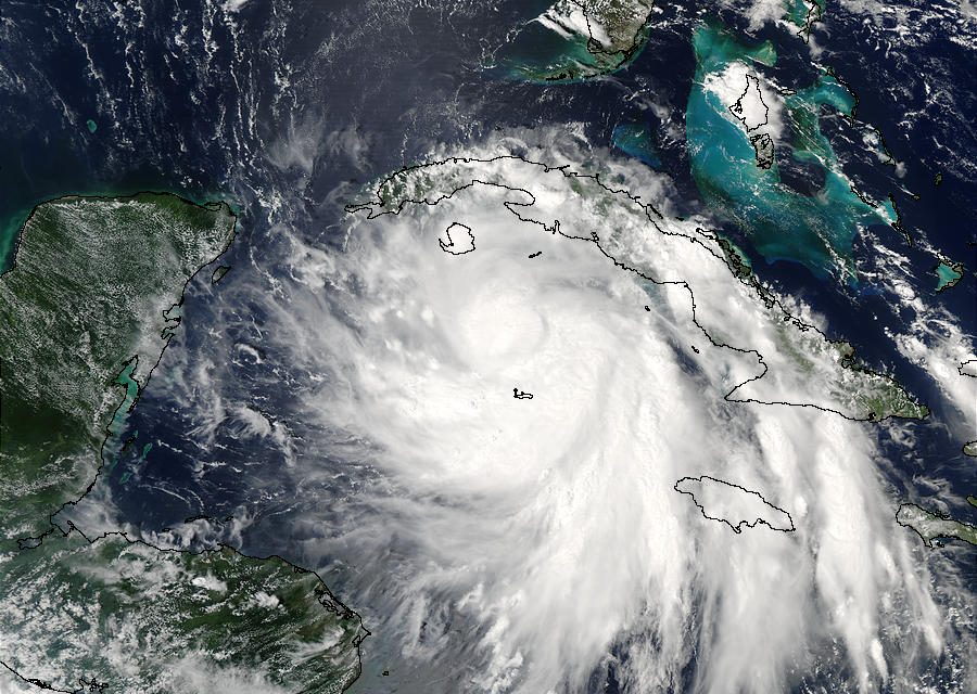 Tropical Storm Isidore South of Cuba