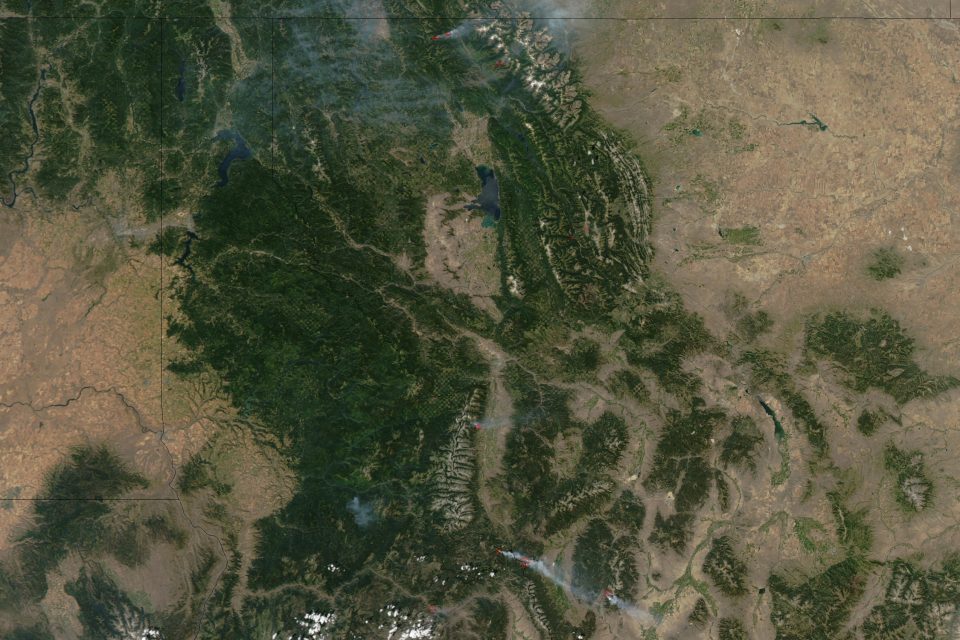 Fires in Idaho and Western Montana