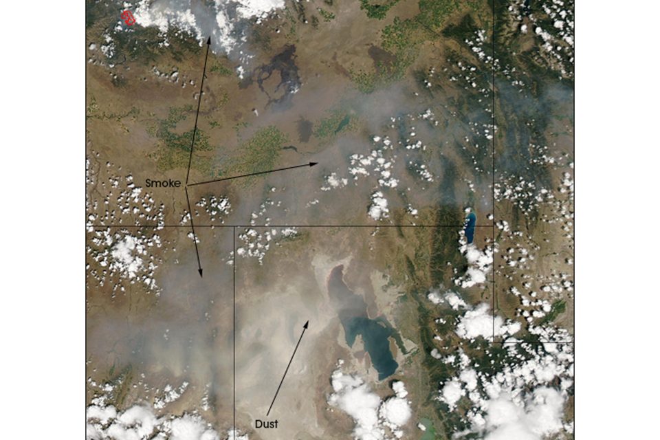 Dust Storm Over Utah