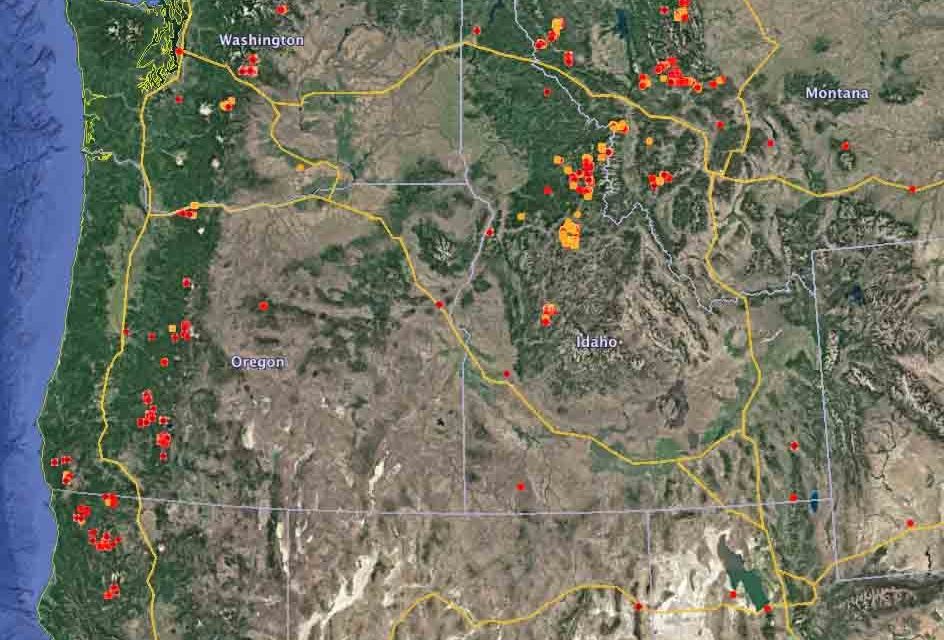 Fires in the Northern Rockies
