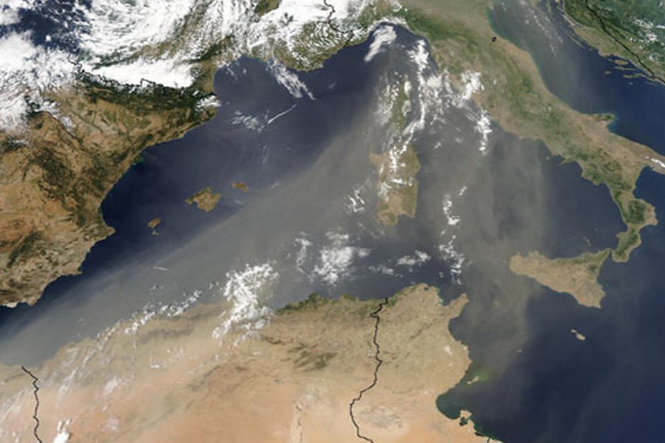 Saharan Dust over Italy