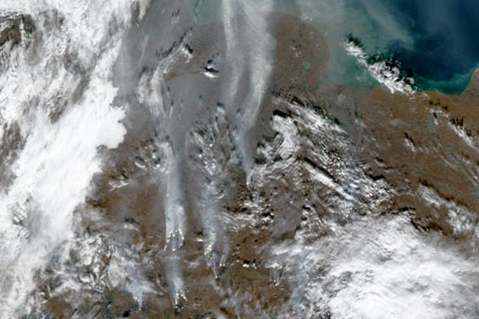 Late Summer Fires in Siberia