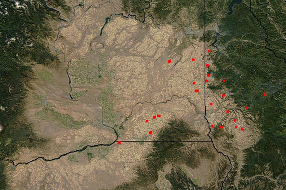 Agricultural Fires in Washington